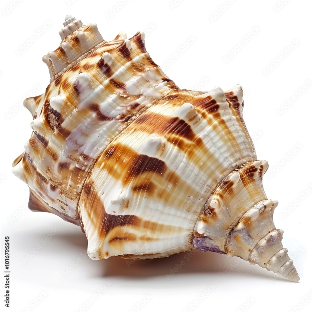 Seashell on Transparent Background isolated 