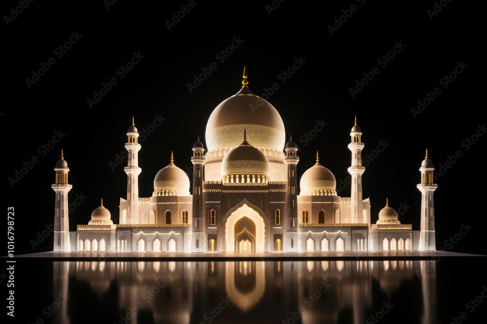 Obraz premium Architecture building mosque dome.