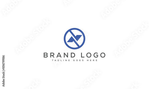 letter N logo design vector template design for brand.