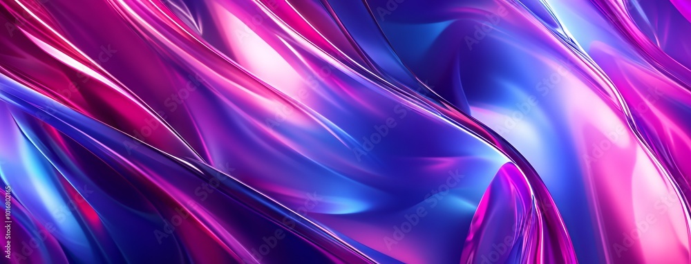Futuristic Abstract Background with Blue and Purple Gradient. AI generated illustration Futuristic Abstract Background with Blue and Purple Gradient. AI generated illustration