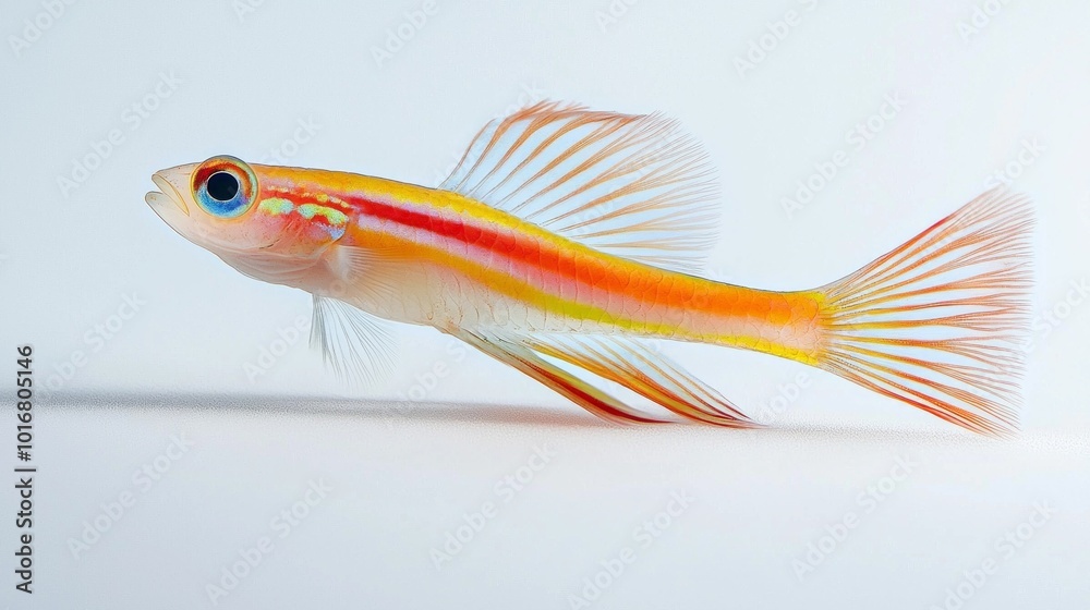 Firefish Goby displays its stunning colors and delicate fins as it swims gracefully. This striking fish is admired for its lively appearance and unique shape. Firefish Goby displays its stunning colors and delicate fins as it swims gracefully. This striking fish is admired for its lively appearance and unique shape.