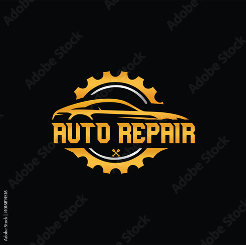 Auto repair, car repair, automotive repair logo