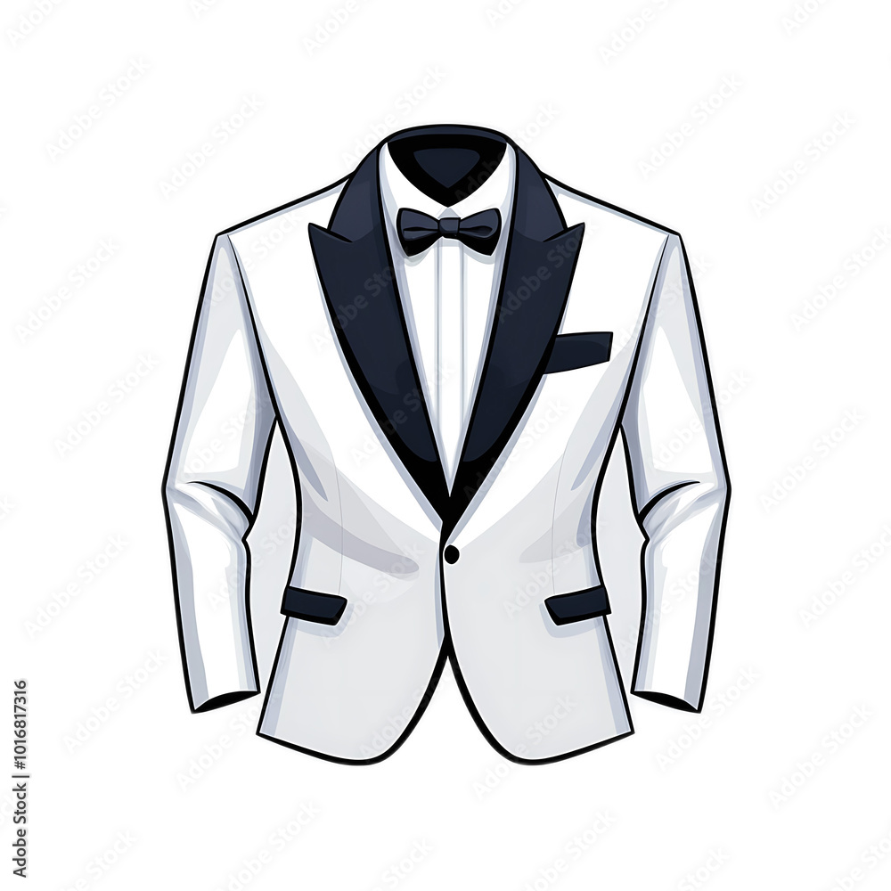 Tailored Minimalist Suit Illustration Design Tailored Minimalist Suit Illustration Design