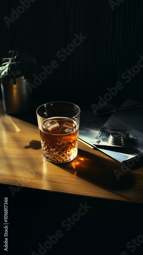 glass of whiskey
