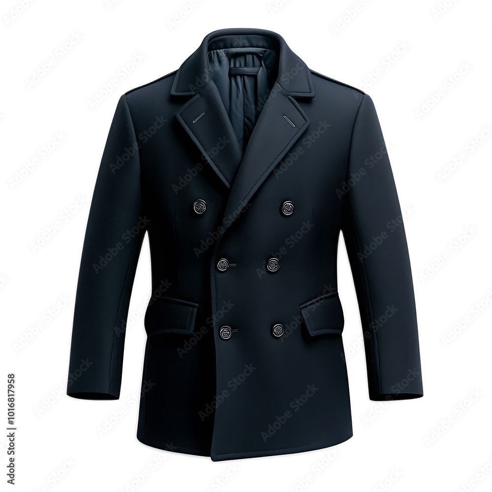 Classic Dark Peacoat for Timeless Style Classic Dark Peacoat for Timeless Style