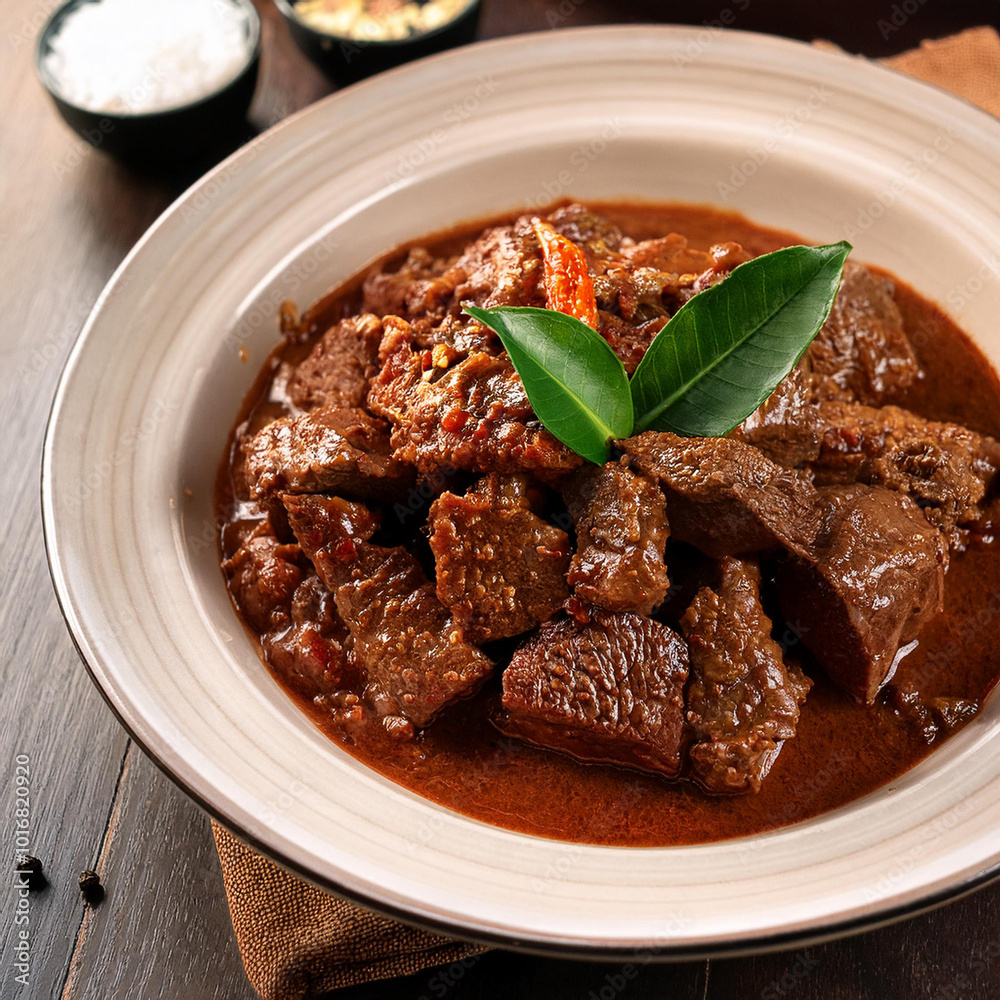 Irresistible Slow-Cooked Beef Rendang Delight Irresistible Slow-Cooked Beef Rendang Delight