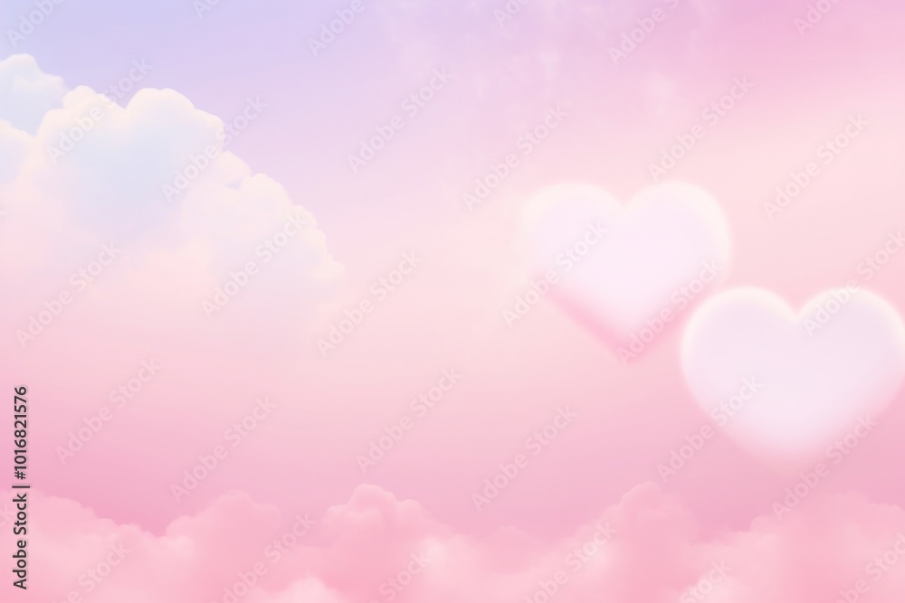 Fototapeta premium PNG Cloud heart backgrounds abstract outdoors.