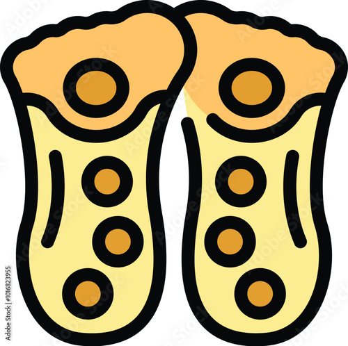 Cartoon style icon of a peanut butter packaging showing seeds inside nutshell