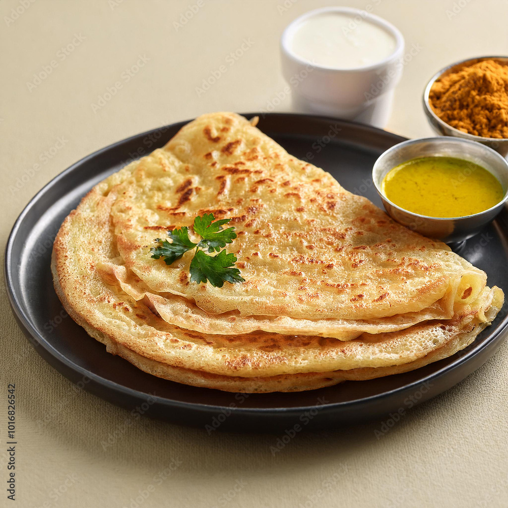 Crispy Roti Prata Delicious South Indian Delight Crispy Roti Prata Delicious South Indian Delight