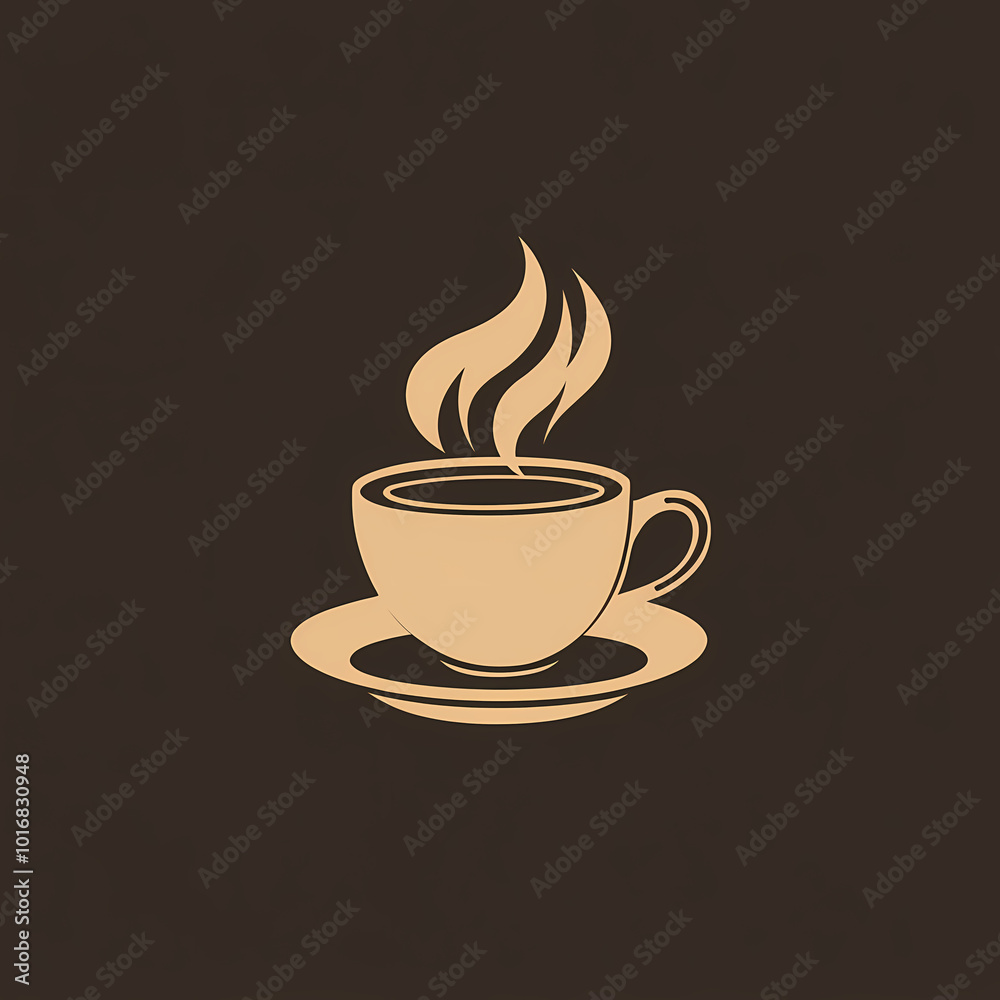 Fototapeta premium Vintage Premium Coffee Cafe and Restaurant Logo Design Vector