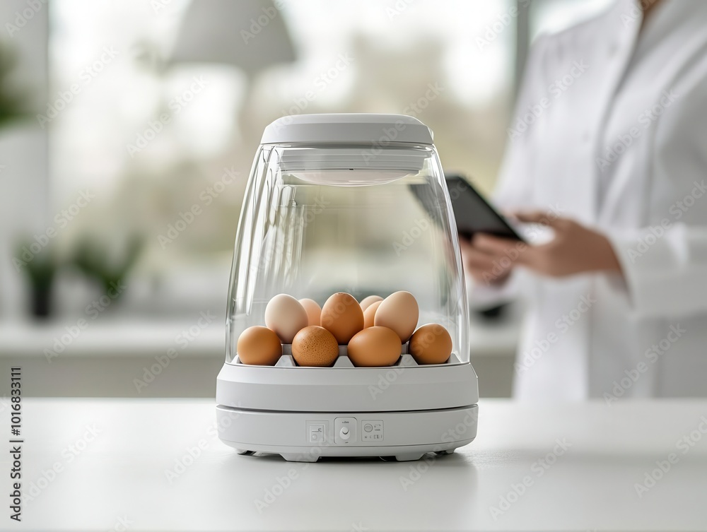 Smart egg incubator with real-time temperature and humidity monitoring ...