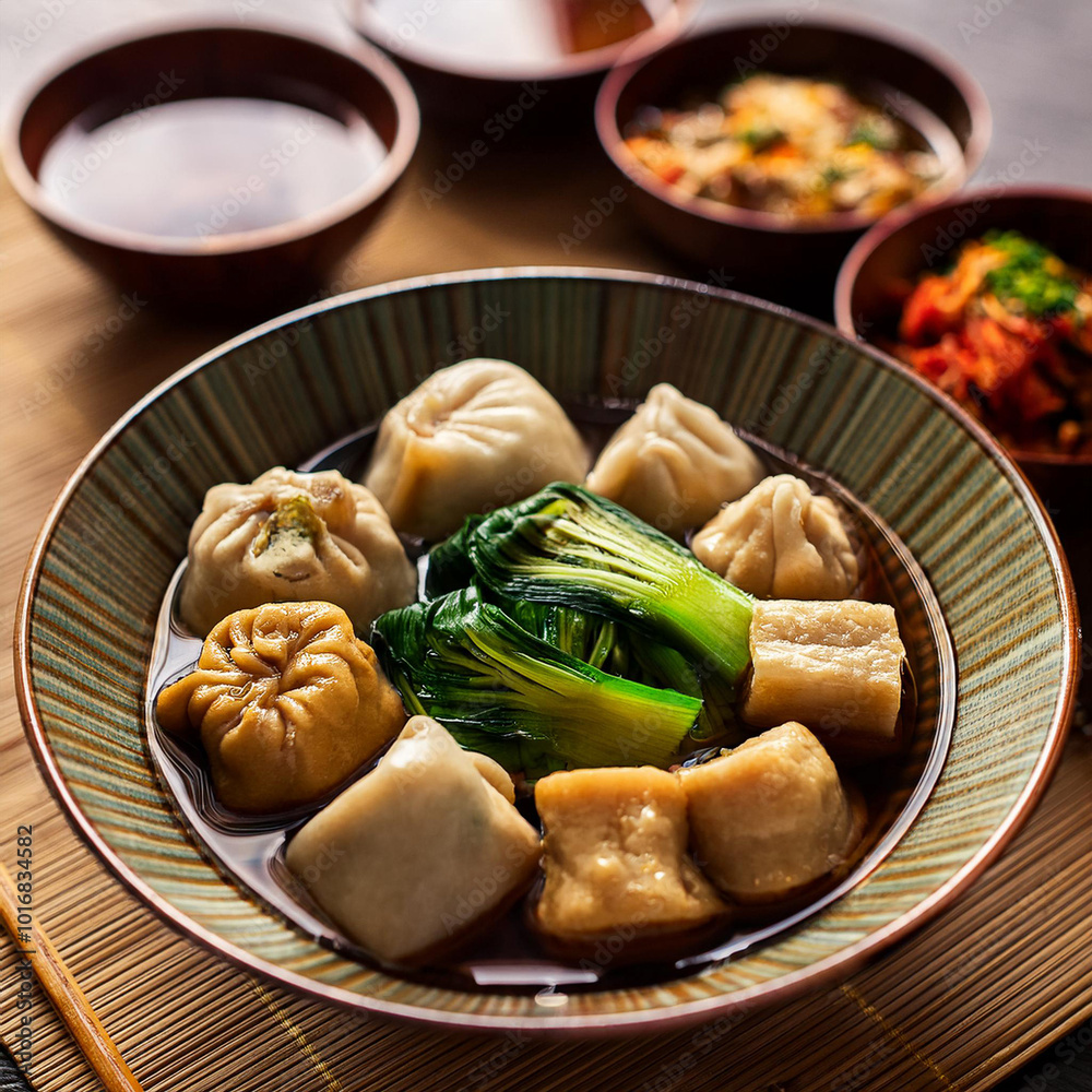 Delicious Yong Tau Foo with Dipping Sauces Delicious Yong Tau Foo with Dipping Sauces