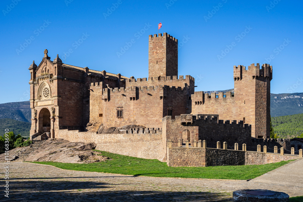 Javier Castle, 10th century, Javier sanctuary, Foral Community of Navarre, Spain Javier Castle, 10th century, Javier sanctuary, Foral Community of Navarre, Spain