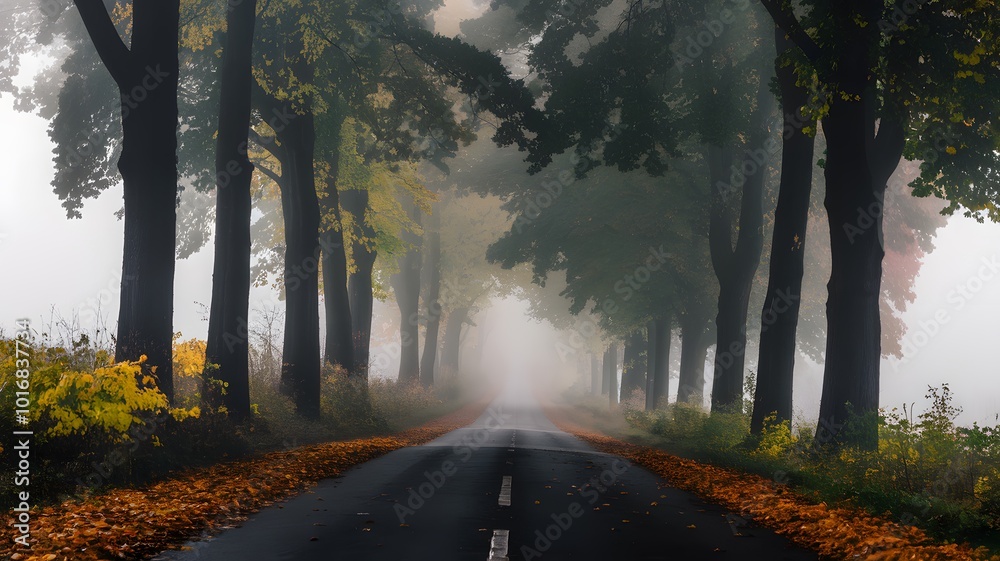 Obraz premium Fogy Naturel Day