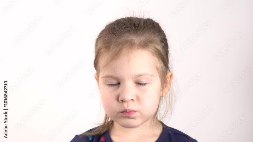 Portrait of a cute toddler girl eating red berries and smiling. Portrait of a cute toddler girl eating red berries and smiling.