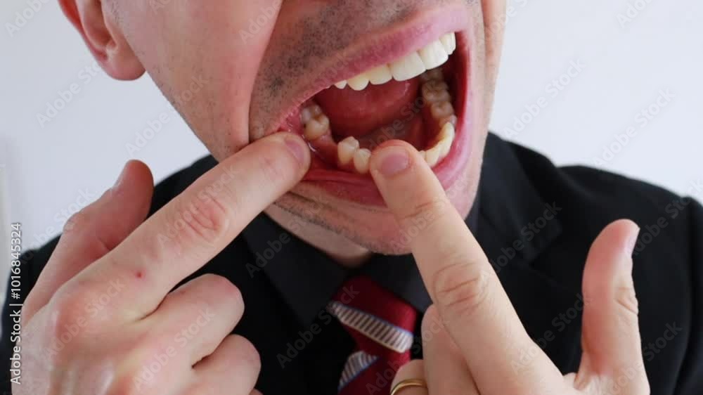 boca faltando dente 