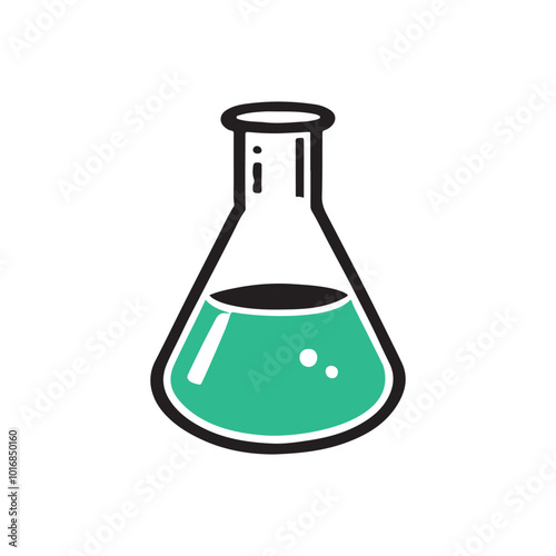 Chemical Laboratory Flask vector