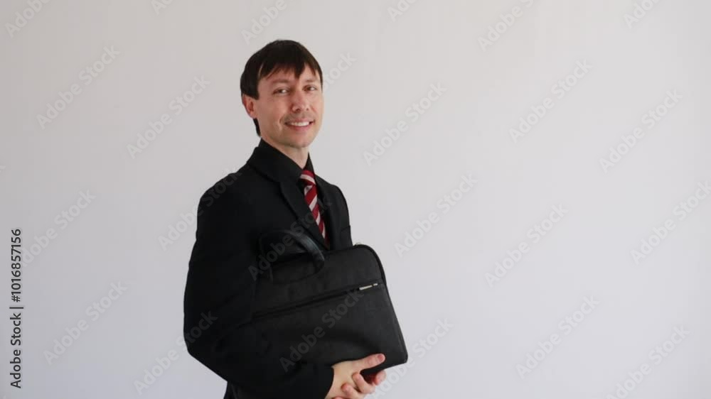 homem de negócios com computador portatil