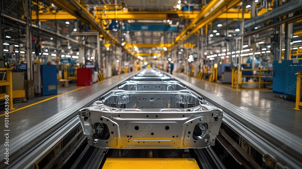 Assembling steel automobile parts on production lines using digital manufacturing operations Assembling steel automobile parts on production lines using digital manufacturing operations