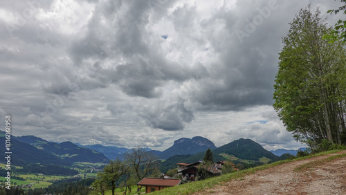 Gewitterfront in den Kitzbüheler  Alpen photo