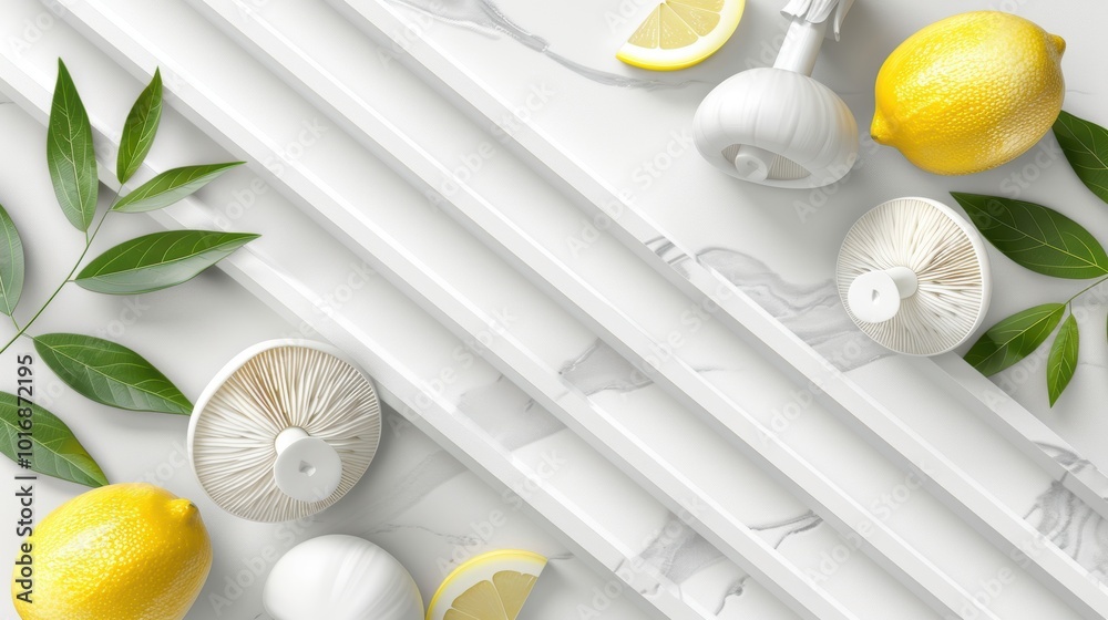 Fototapeta premium Mushroom against a soft background, wonderful seasonal mushroom. Background sober, mushroom distinct.