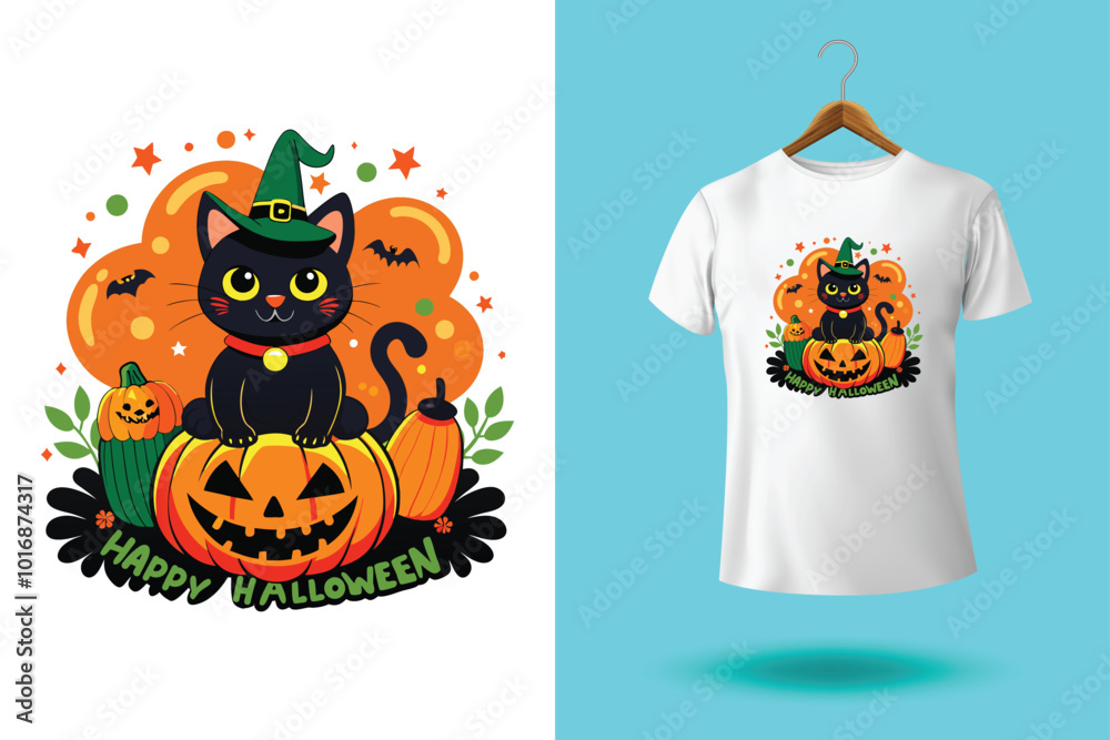 Halloween boo t-shirt design