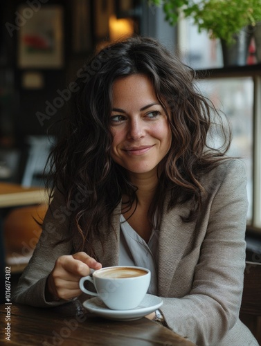 Casual Chic in a Coffee Shop