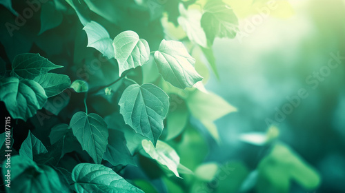 Minimalist close-up of pure green walls with soft shadows, creating a photorealistic and serene background with a clean aesthetic.