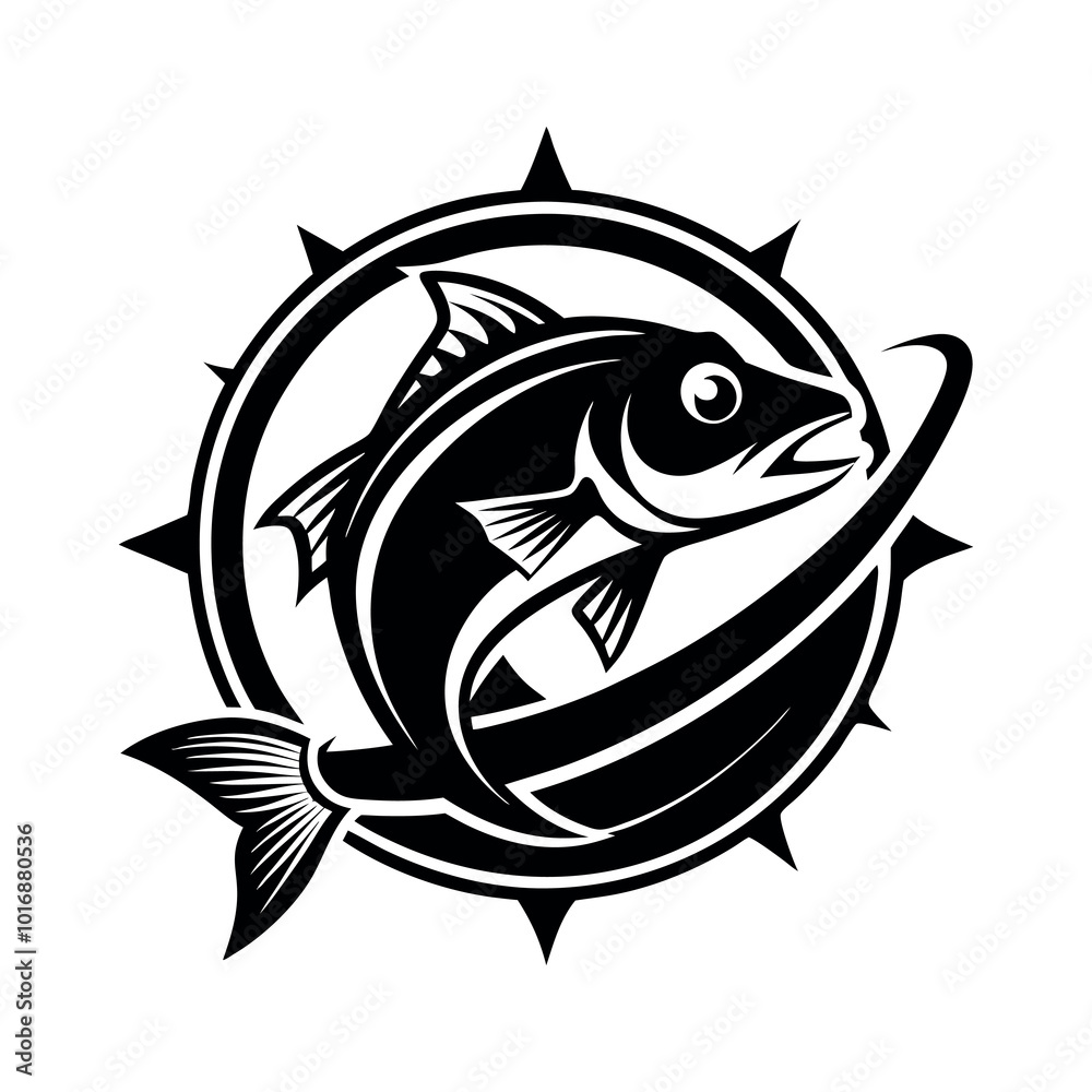 Fototapeta premium Mastering the Art of Fish Catching