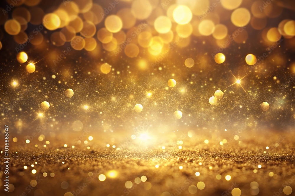 abstract gold bokeh background with real backlit dust particles abstract gold bokeh background with real backlit dust particles