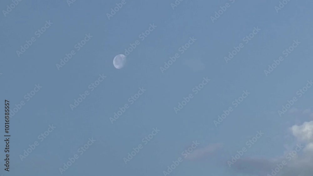 Background. The Moon is moving rapidly in the morning sky against the background of clouds. And two planes fly by
Background. The Moon is moving rapidly in the morning sky against the background of clouds. And two planes fly by