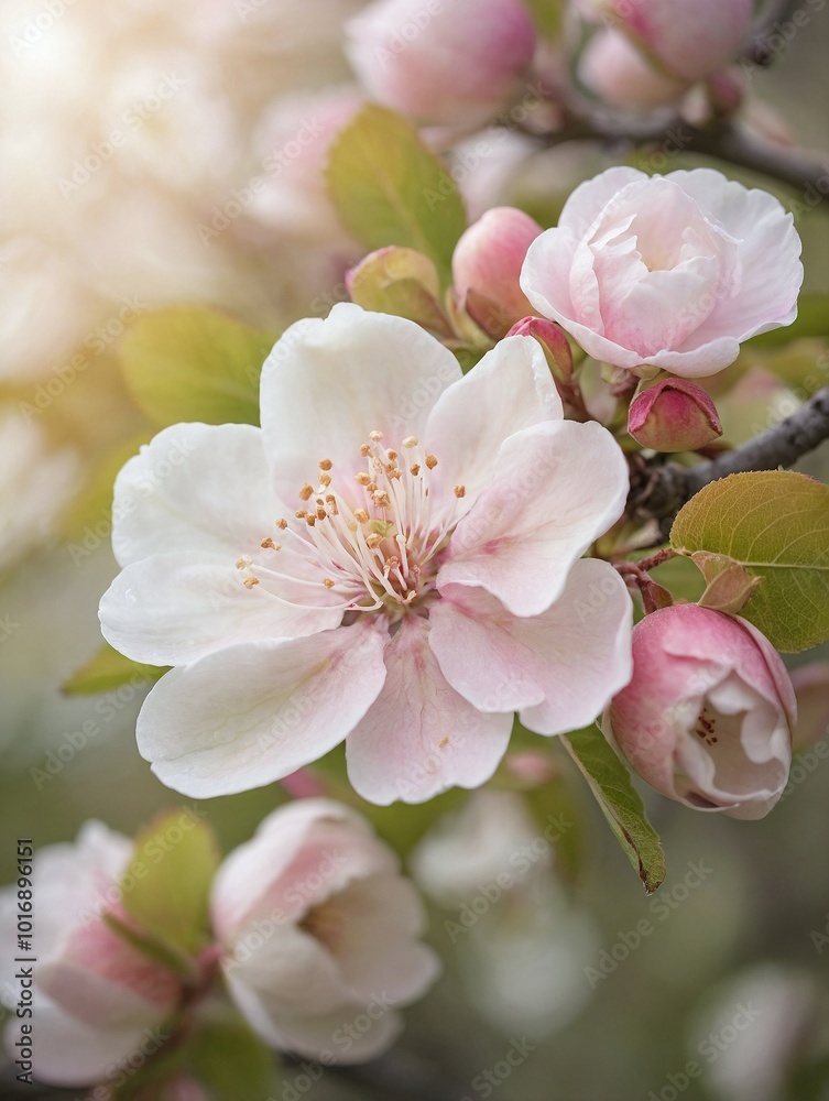 Obraz premium pink cherry blossom