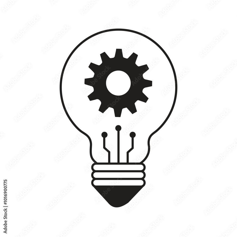 AI Guarding Innovation Safety Bulb Vector Icon Design, tech safety, digital protection, innovation guard, AI innovation AI Guarding Innovation Safety Bulb Vector Icon Design, tech safety, digital protection, innovation guard, AI innovation