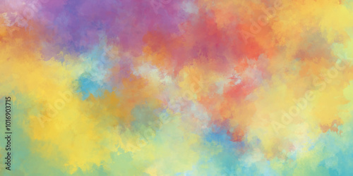 abstract Grunge background frame Soft pink, blue, orange, yellow watercolor background. Beautiful and light color colorful background,
Abstract watercolor vibrant aged horizontal background,