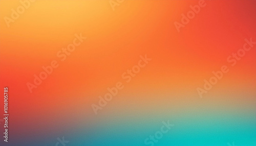 Vibrant Orange to Teal Gradient: A Smooth Transition of Warm and Cool Hues. Perfect for backgrounds, designs, and digital art.