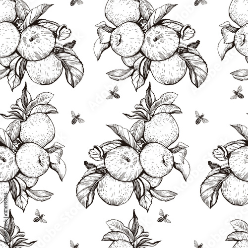 Graphic pattern of Apple