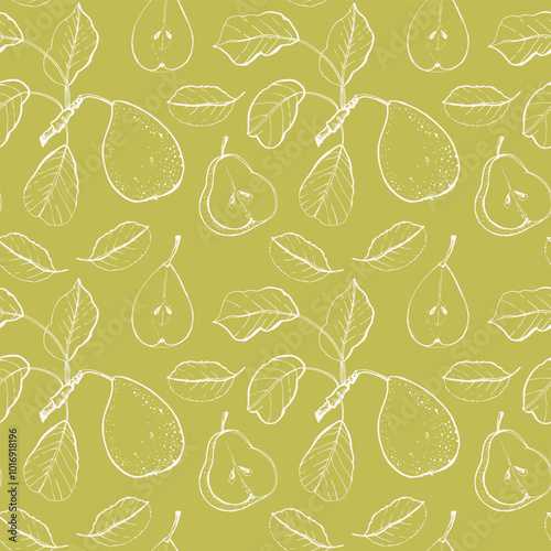Graphic pattern  of Pear
