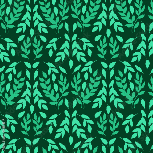 seamless pattern with leaves
