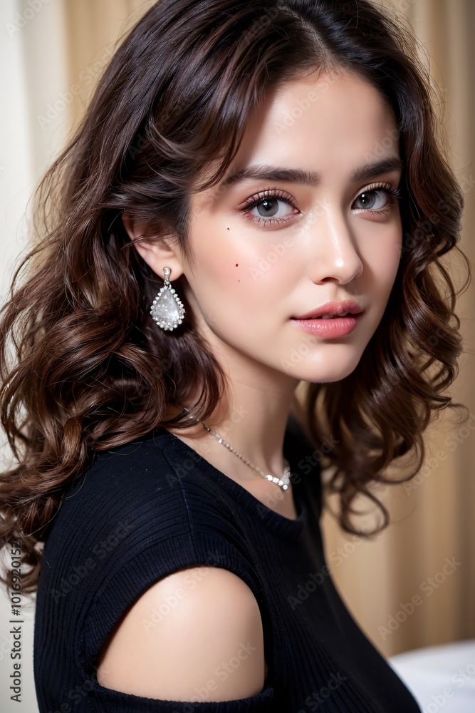 Beautiful girl fashion, female model Beautiful girl fashion, female model