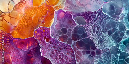 microscopic view of collagen 