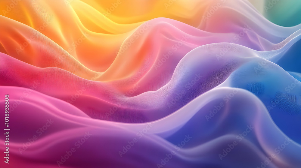 Abstract Background with Vibrant Gradient Waves Abstract Background with Vibrant Gradient Waves