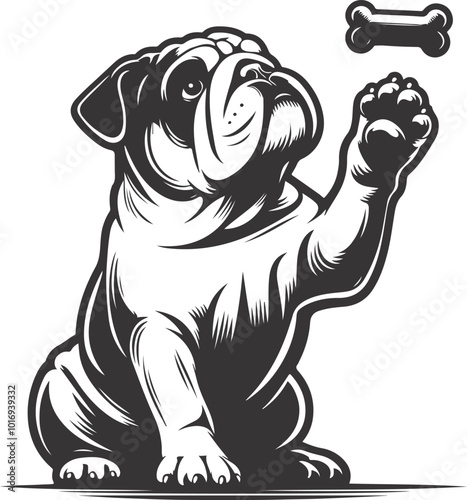 illustration of a dog