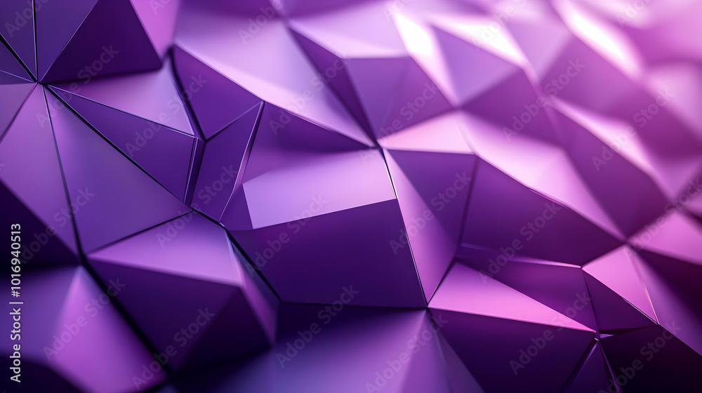 Fototapeta premium Purple Geometric Abstract Background Illustration