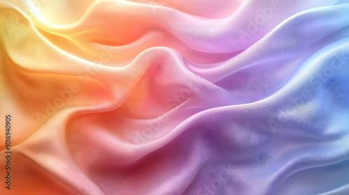 Abstract Wavy Background With Gradient Colors