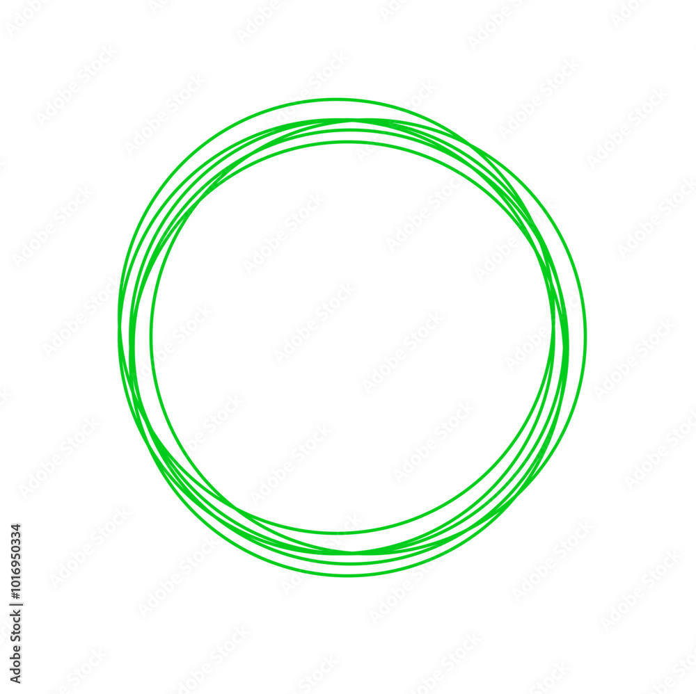 green circle line hand drawn green circle line hand drawn