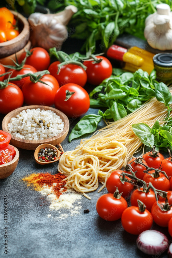 pasta with tomato and basil pasta with tomato and basil