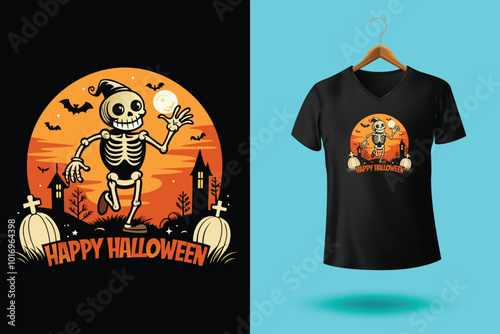 Halloween boo t shirt design