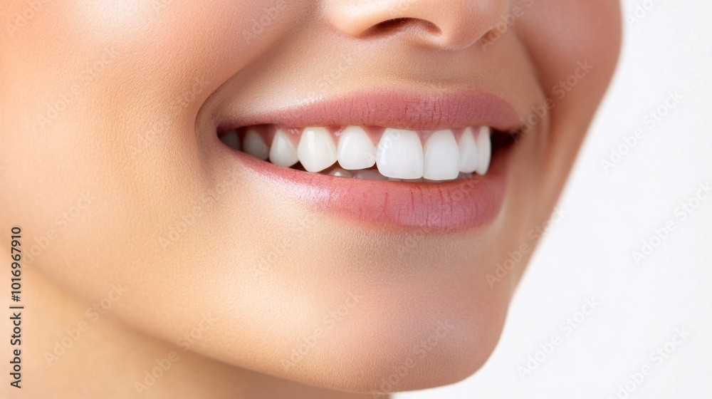 Bright Smile with Healthy Teeth and Skin Tone Bright Smile with Healthy Teeth and Skin Tone