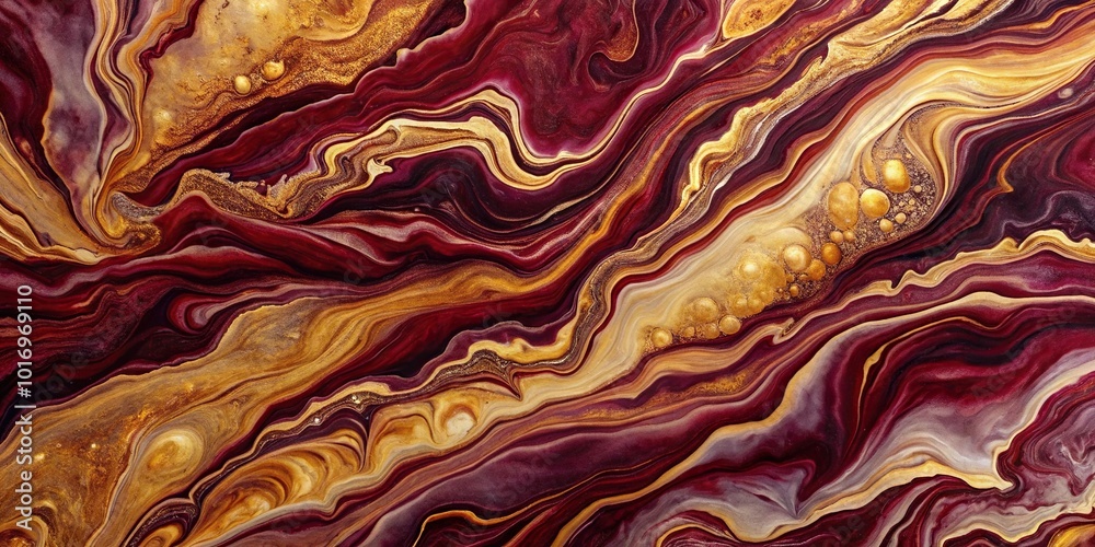 Abstract marble texture, shades of bordo and gold, fluid pattern, dynamic, luxurious feel Abstract marble texture, shades of bordo and gold, fluid pattern, dynamic, luxurious feel