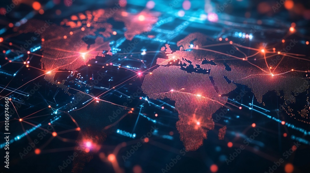 A Digital Representation of the World with Interconnected Nodes A Digital Representation of the World with Interconnected Nodes